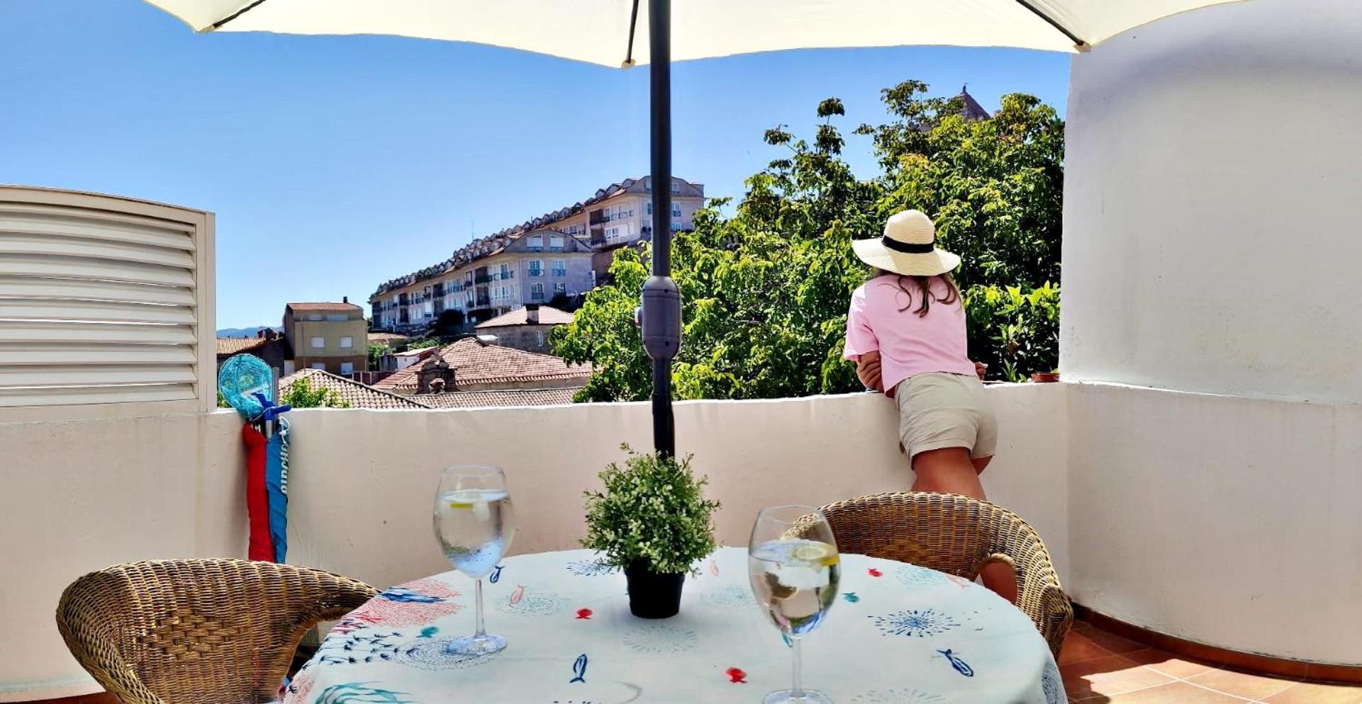 Apartamento Holibai, Curuxa, Tranquilidad En El Casco Historico De Baiona Exterior foto